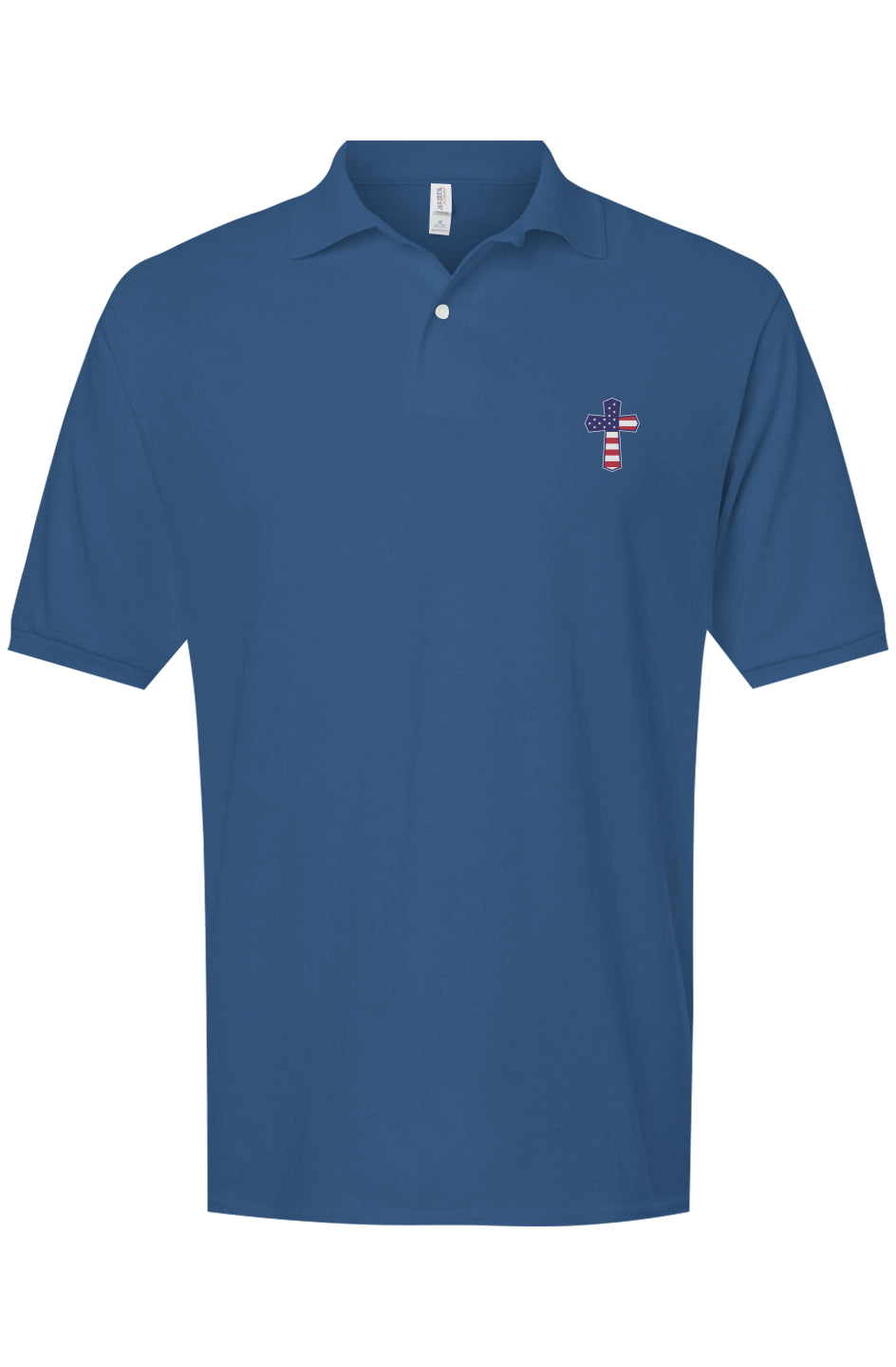God N Country Patriotic Blended Polo